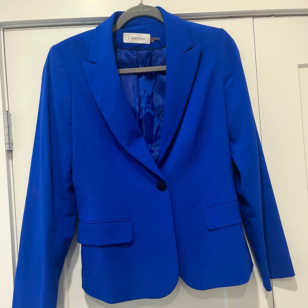 Calvin Klein Royal Blue Blazer
